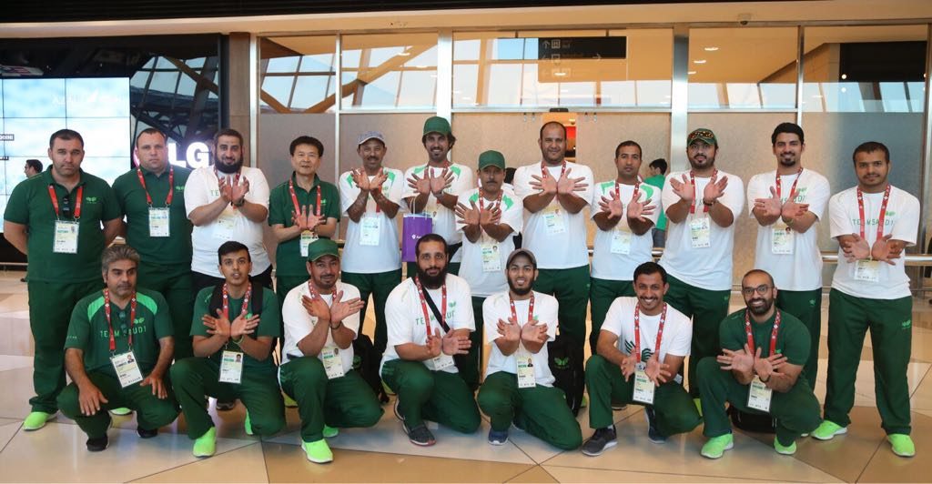 وصول المنتخب السعودي للرمايه لباكو