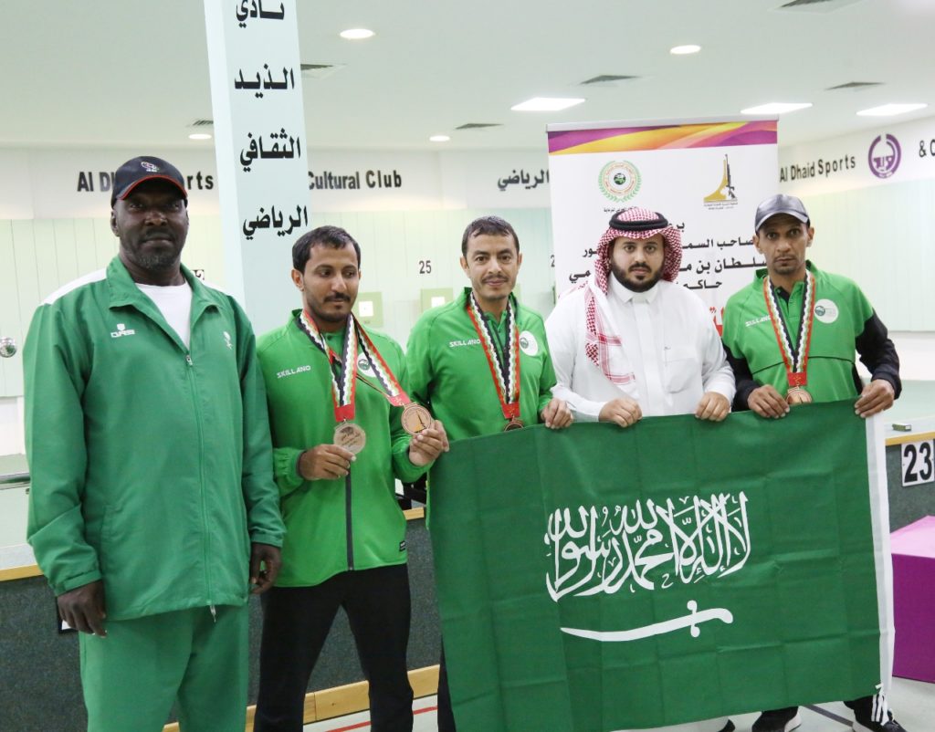 نال المنتخب السعودي للرماية الميدالية البرونزية