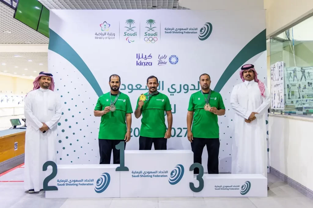 اختتام نهائيات البندقية والمسدس الهوائي ضمن الجولة الأولى من الدوري السعودي للرماية