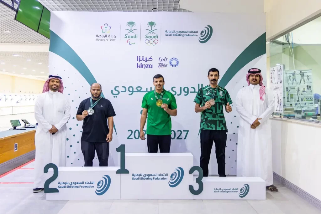 اختتام نهائيات البندقية والمسدس الهوائي ضمن الجولة الأولى من الدوري السعودي للرماية
