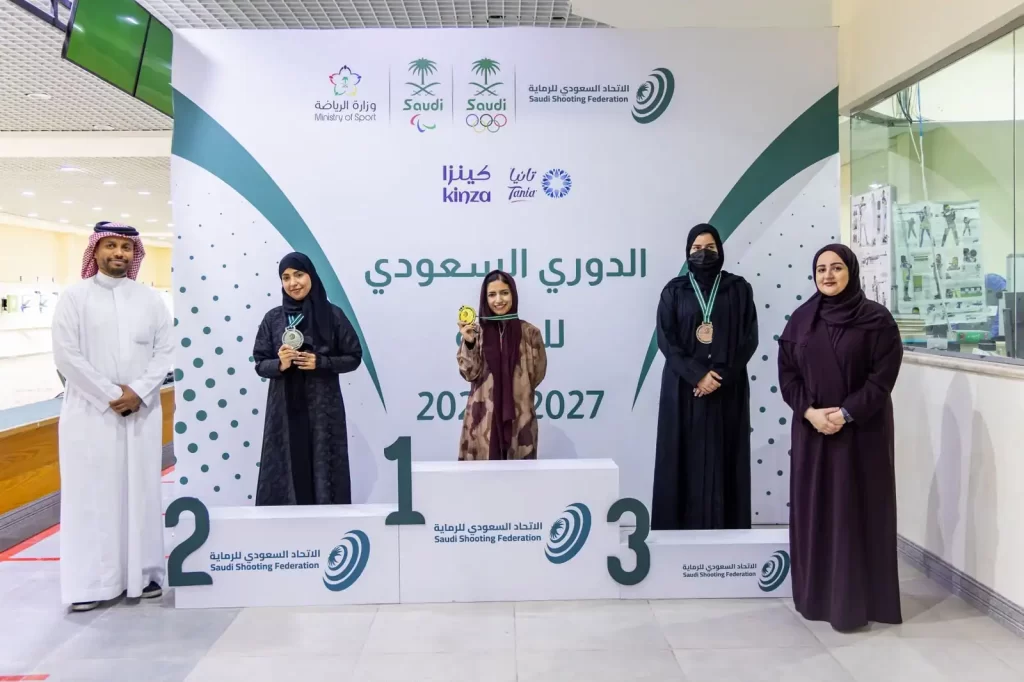 اختتام نهائيات البندقية والمسدس الهوائي ضمن الجولة الأولى من الدوري السعودي للرماية