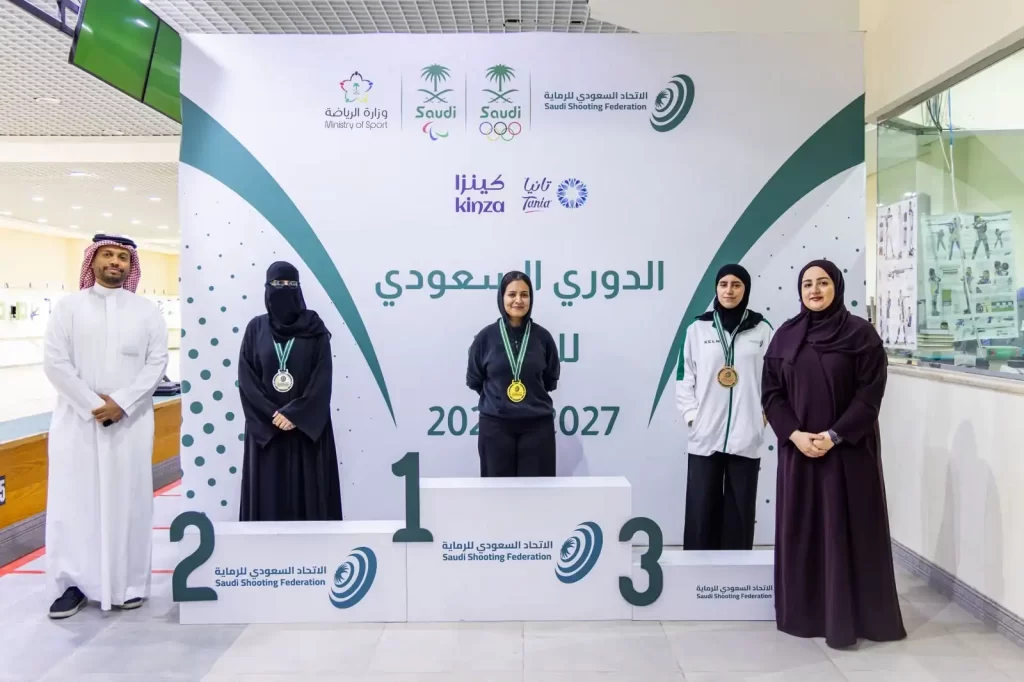 اختتام نهائيات البندقية والمسدس الهوائي ضمن الجولة الأولى من الدوري السعودي للرماية